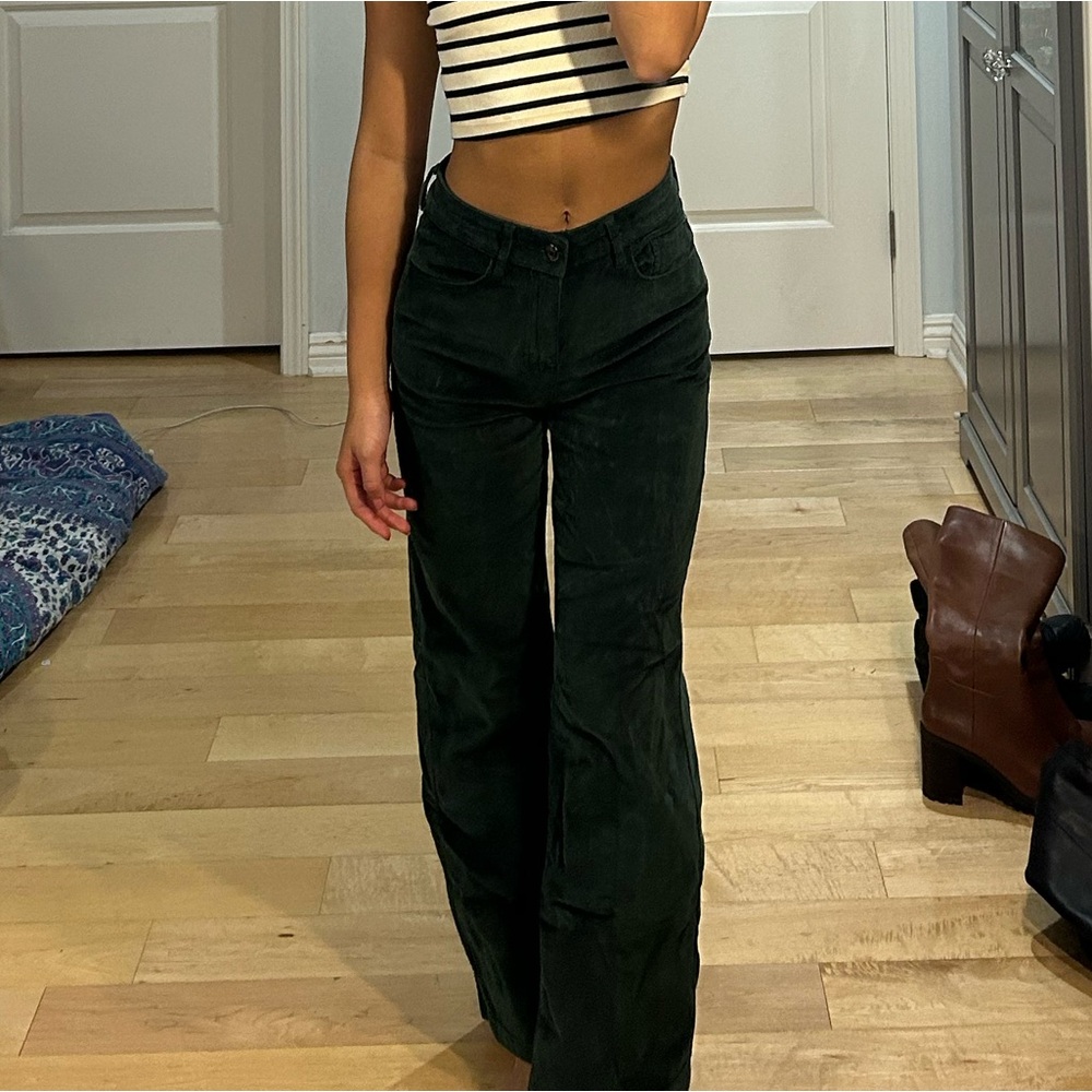 Emerald Green Corduroy Pants